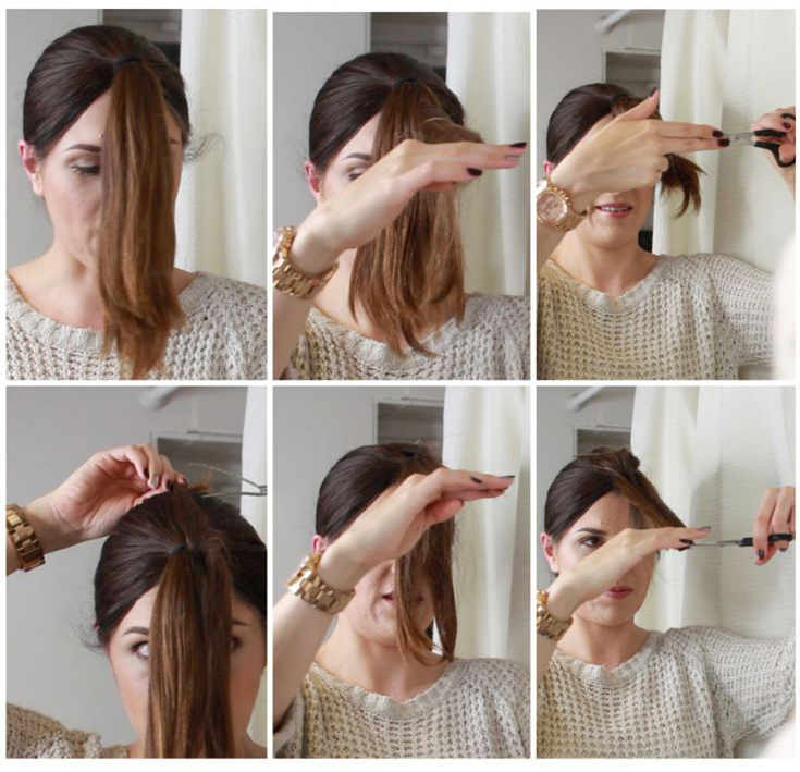 Инструкция как подровнять длинные волосы