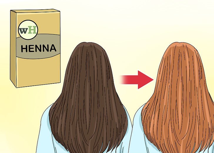 Как осветлить волосы хной
