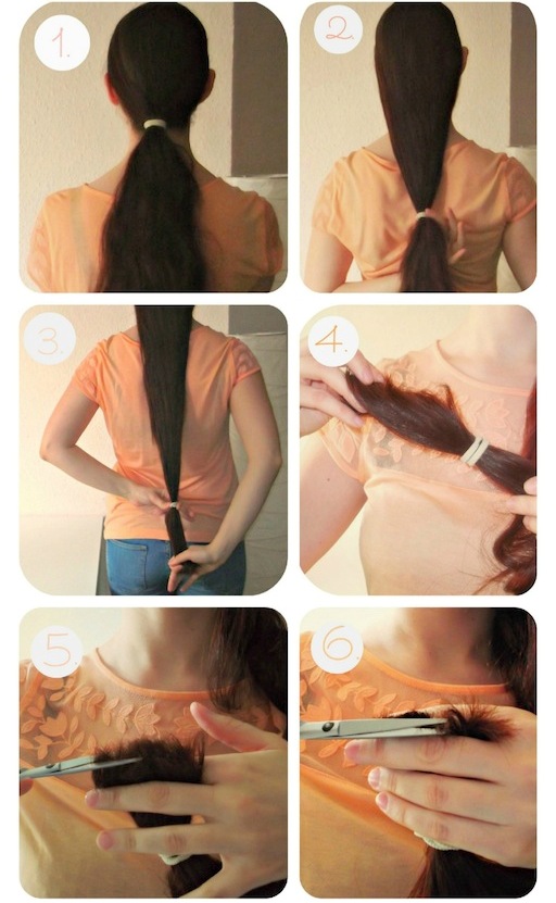 Инструкция как подровнять кончики длинных волос