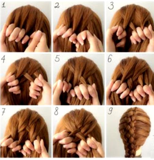 Плетение косы из 5 прядей пошаговая инструкция