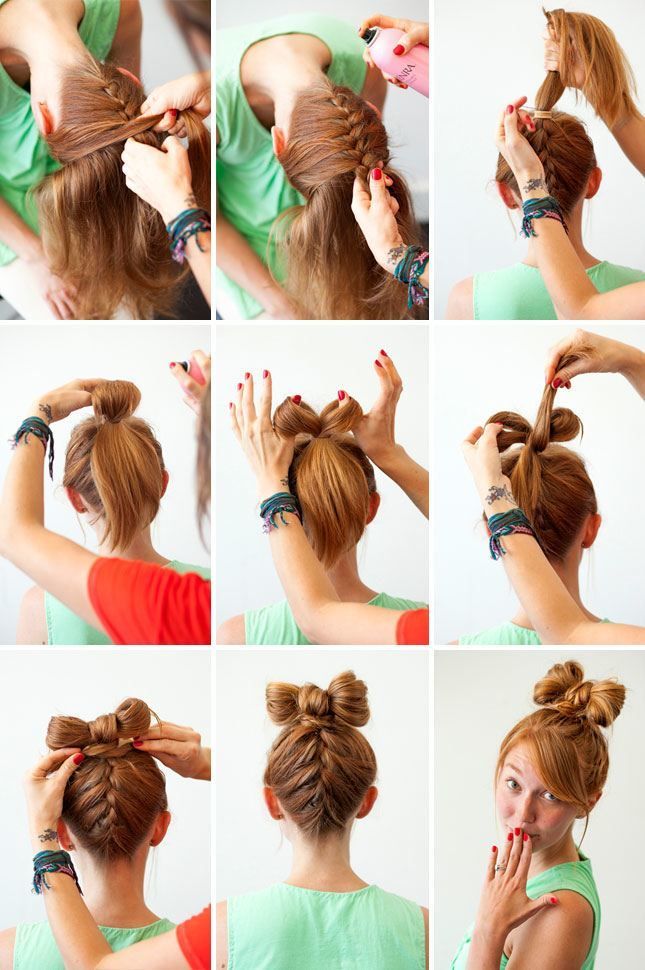 Как делать пучок на голове быстро и красиво: пошаговая инструкция с фото - Szpilka.ru