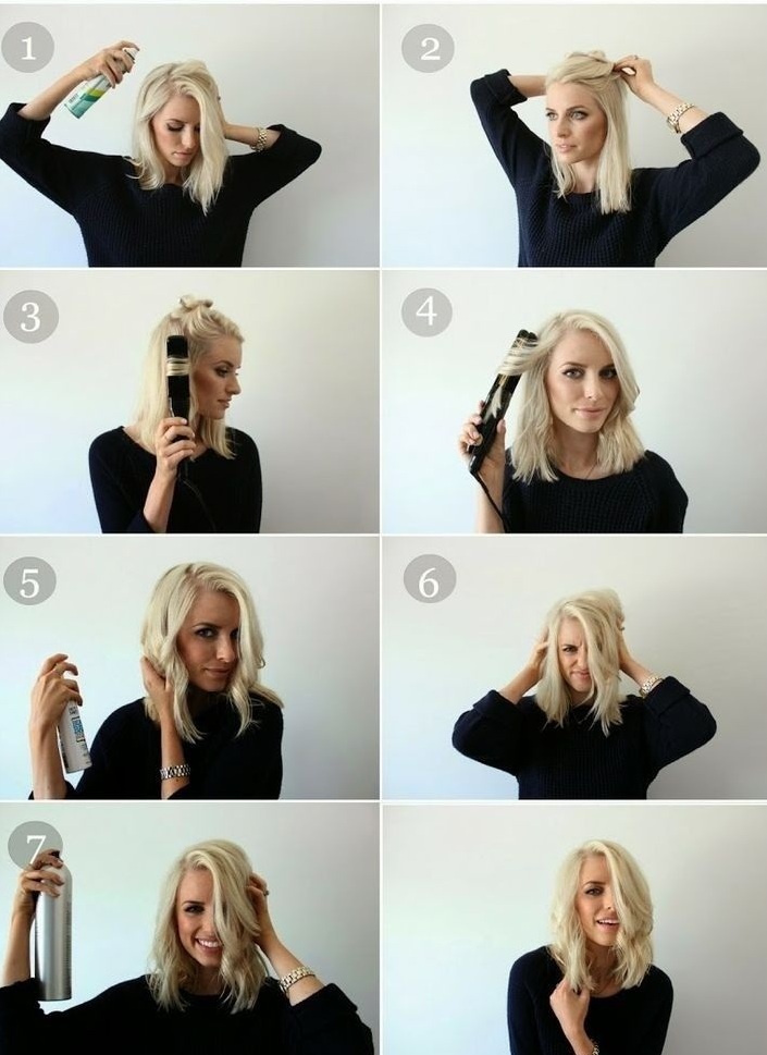 Как закрутить волосы утюжком